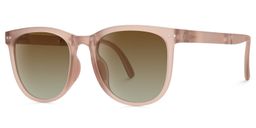 Lindzy Pink Square Sunglasses2