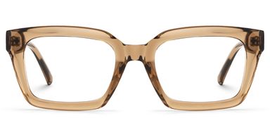 Grover Rectangle Beige Glasses