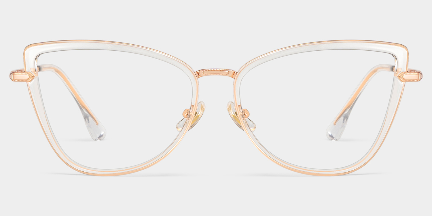 Sloane Cat-Eye Crystal Glasses0