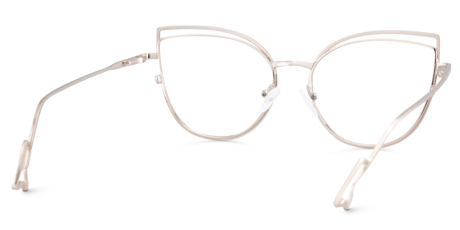 Spivey Cateye Metal Full Frame Eyeglasses | ZEELOOL Canada4