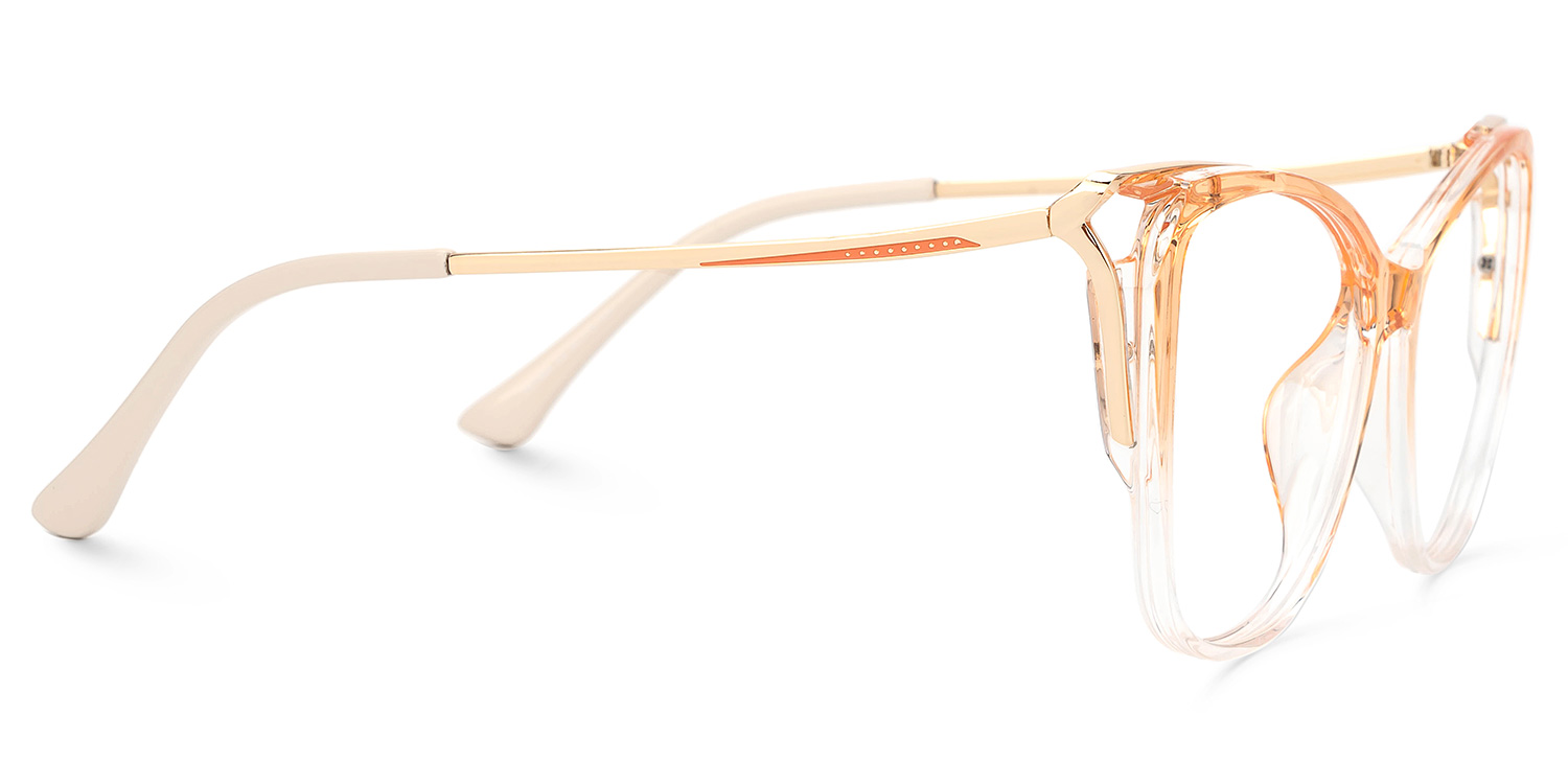 Alana TR90 Butterfly Orange Frame Glasses | ZEELOOL Canada2