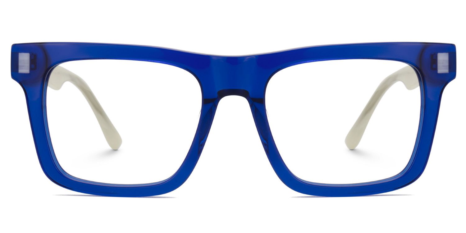 Square Blue Glasses For Men | ZEELOOL Canada2