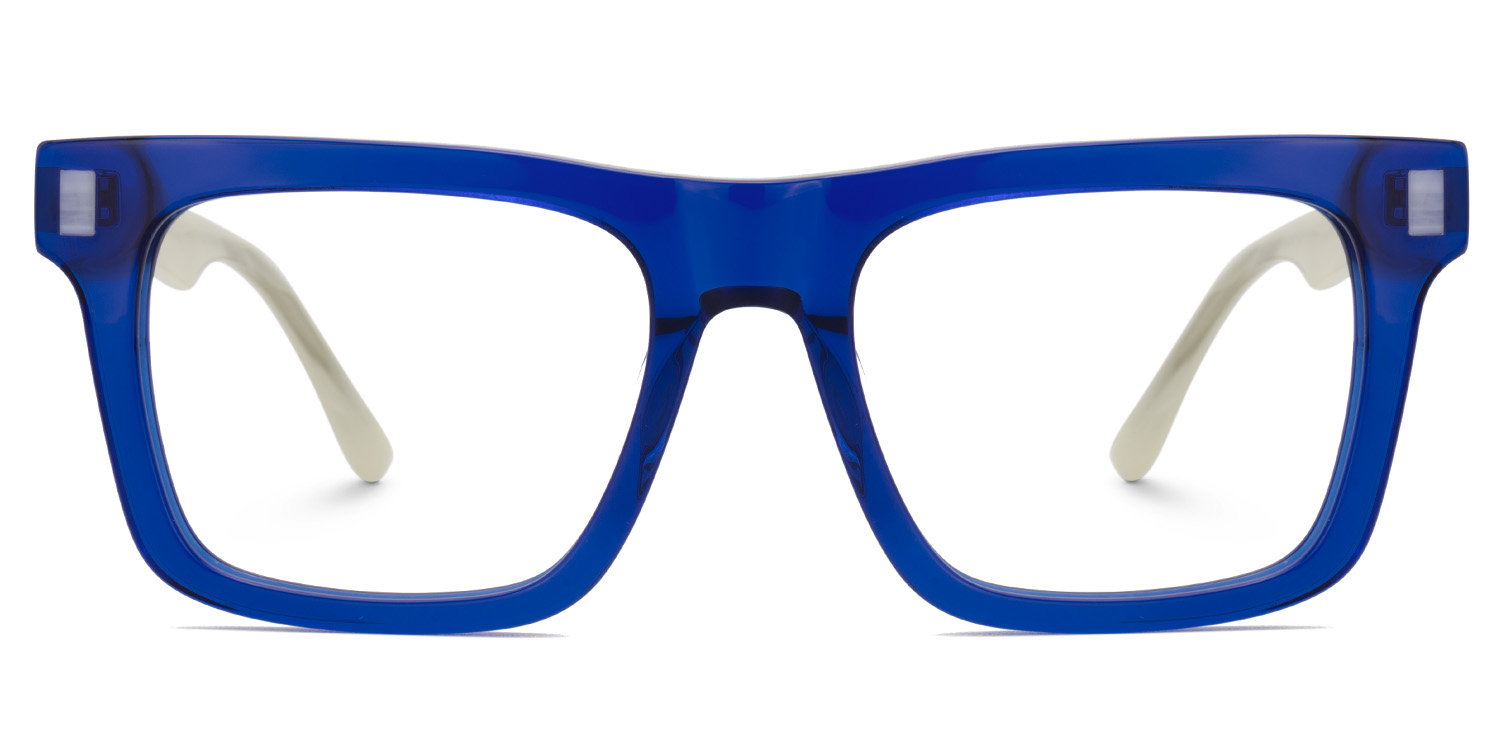 Square Blue Glasses For Men | ZEELOOL Canada2