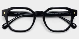 Hope Black Round Glasses2