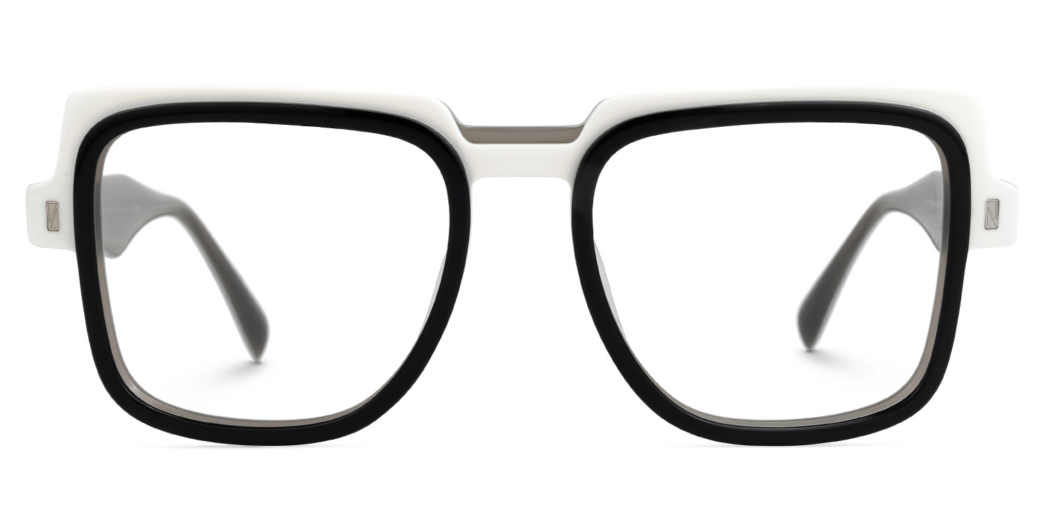 Corry Square Black Glasses0