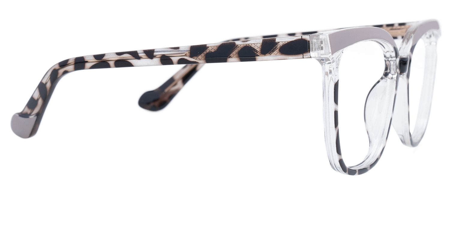 Square Tawana Gray Glasses deals -Zeelool Glasses2