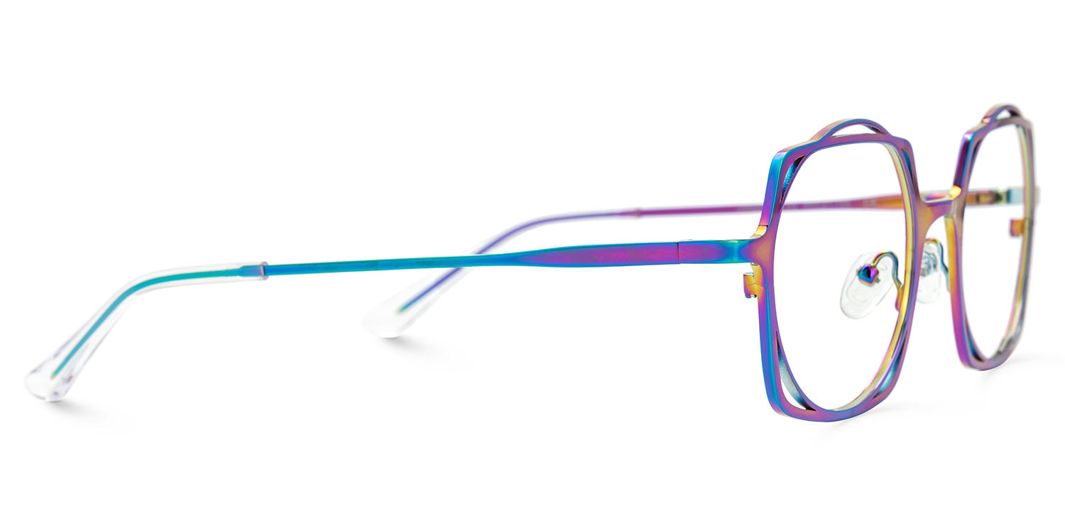 Modebe Square Iridescent Glasses2