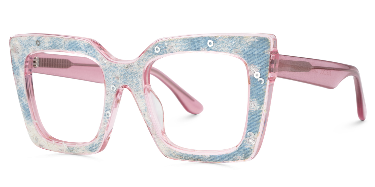Cailey Square Pink Glasses3