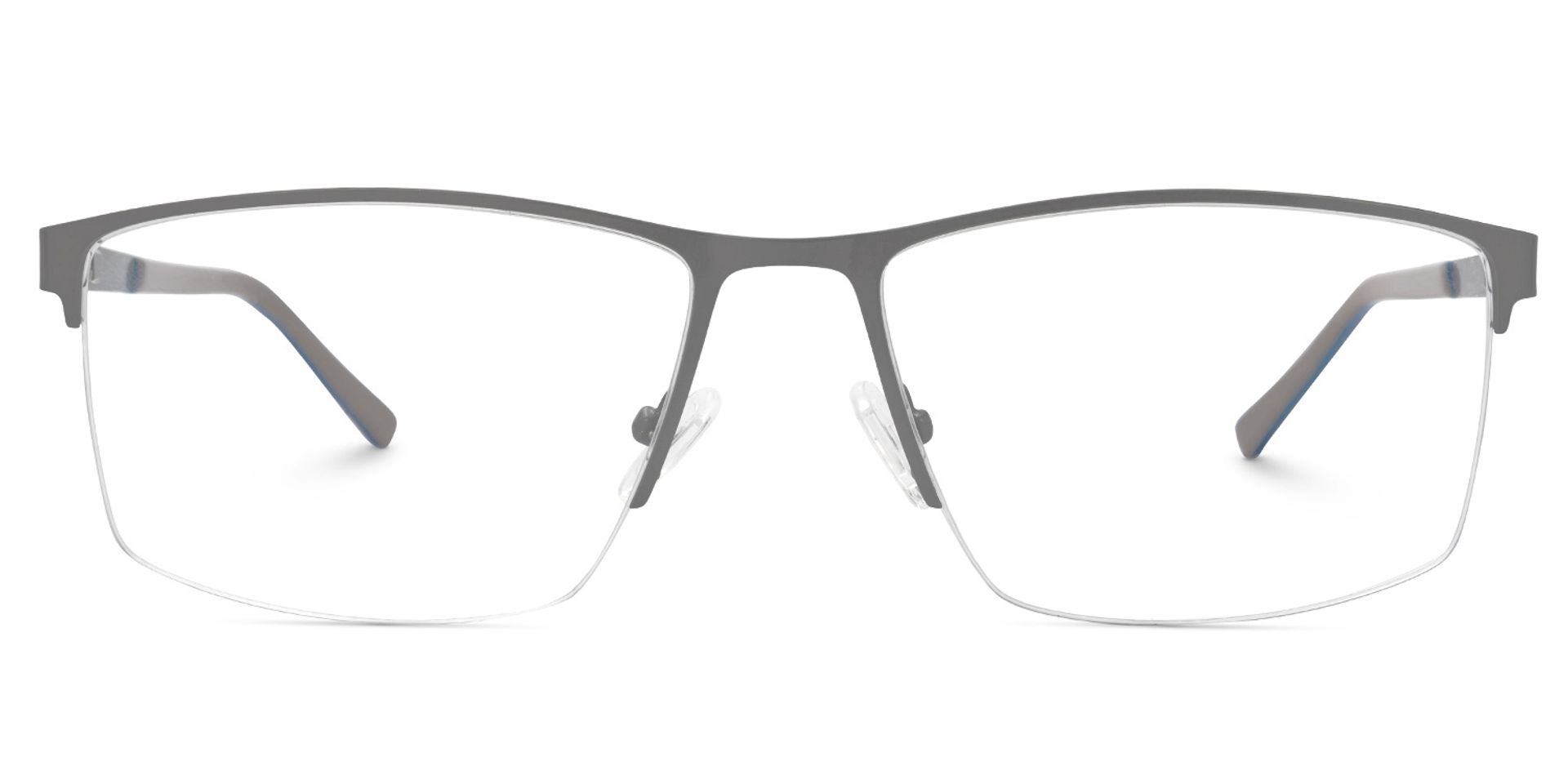 Graniela Eyeglasses in Rectangle Gray Frame | ZEELOOL Canada0
