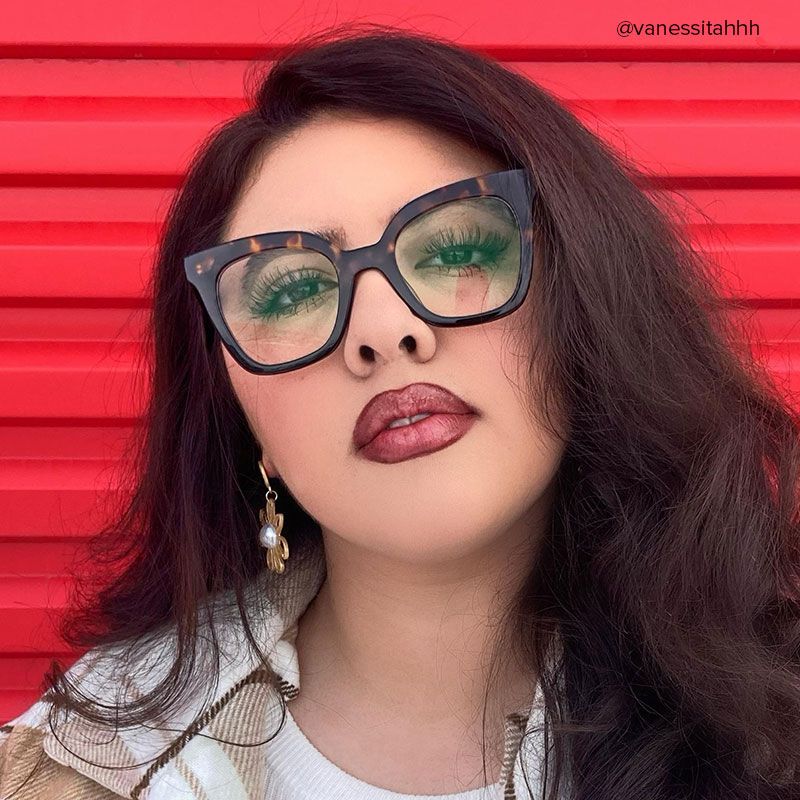 Meka Square Two-Tone Glasses | ZEELOOL Canada8