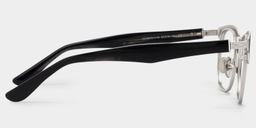 Penelope Browline Silver Glasses4