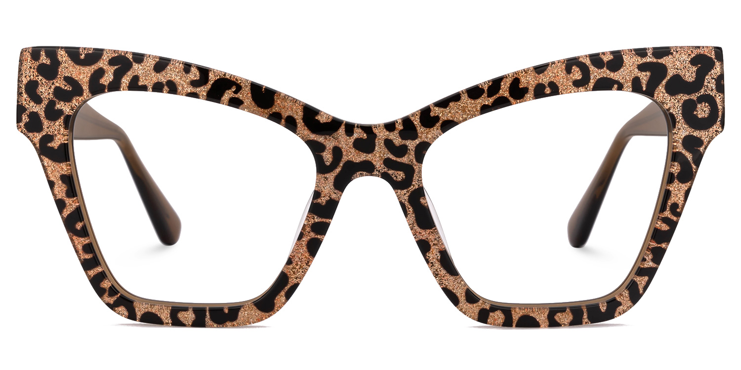 Ansyah Cateye Leopard Glasses