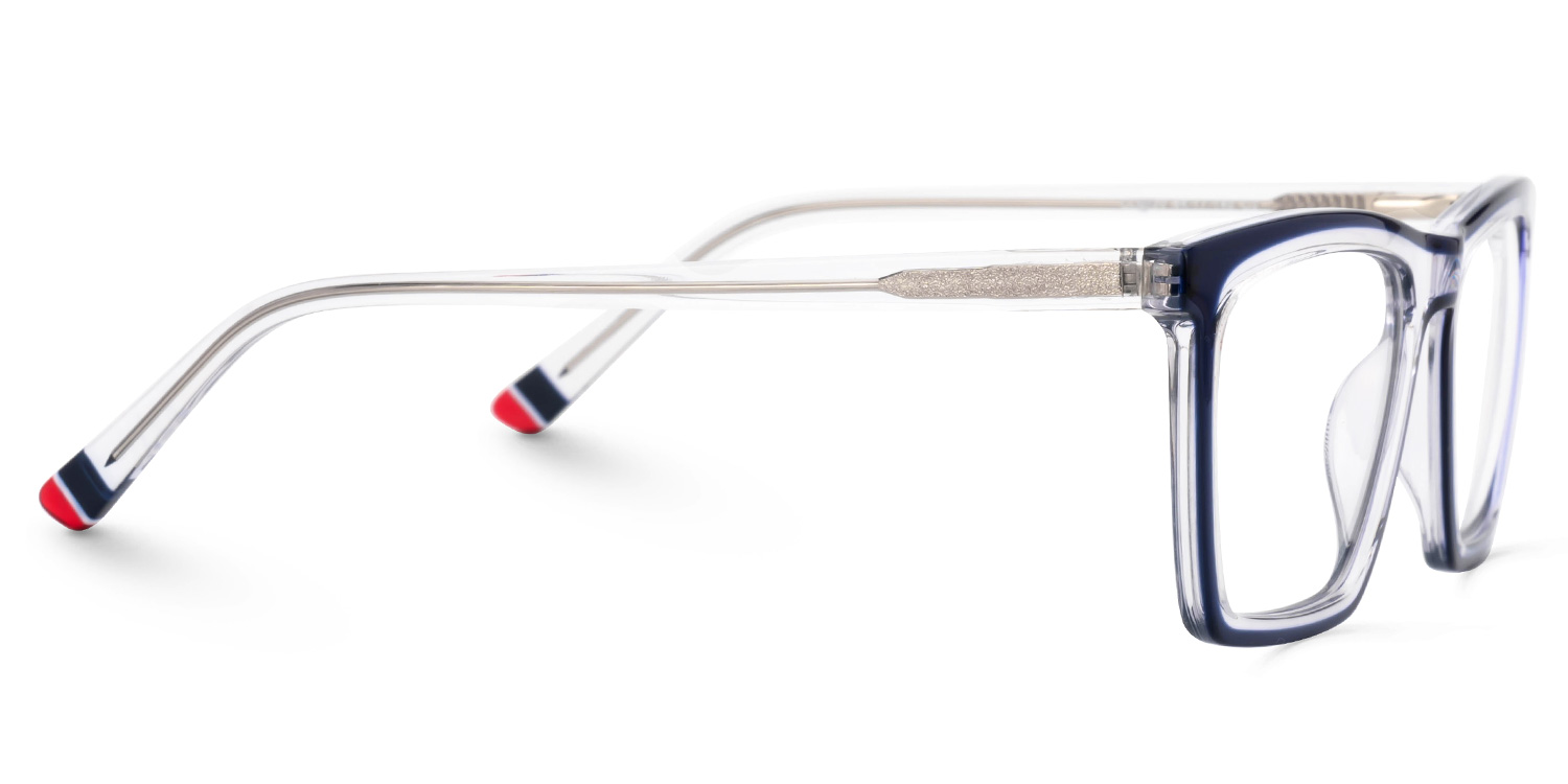 Marcia Rectangle Blue-Crystal Eyeglasses and Glasses Frames2