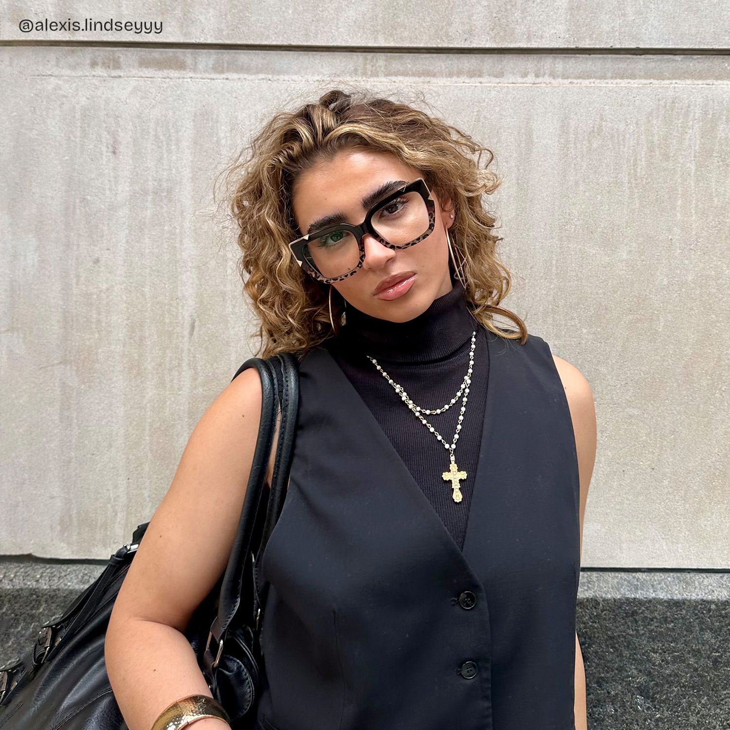 Dax Square black leopard print Frame Eyeglasses for Women| ZEELOOL7