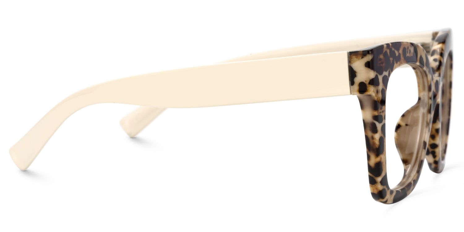 Malcolm Large Havana Glasses Frames With White Arms | ZEELOOL Canada2