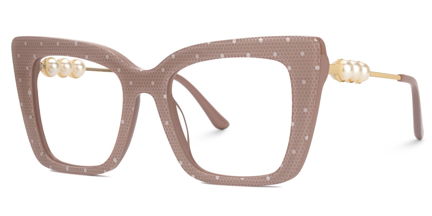 Monalisa Thick Brown Glasses in Square Design | ZEELOOL Canada3