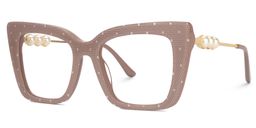 Monalisa Square Brown Glasses3