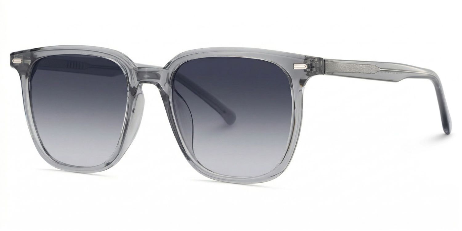 Square Grey Eyeglasses Eliza TR-90 Frame Glasses2