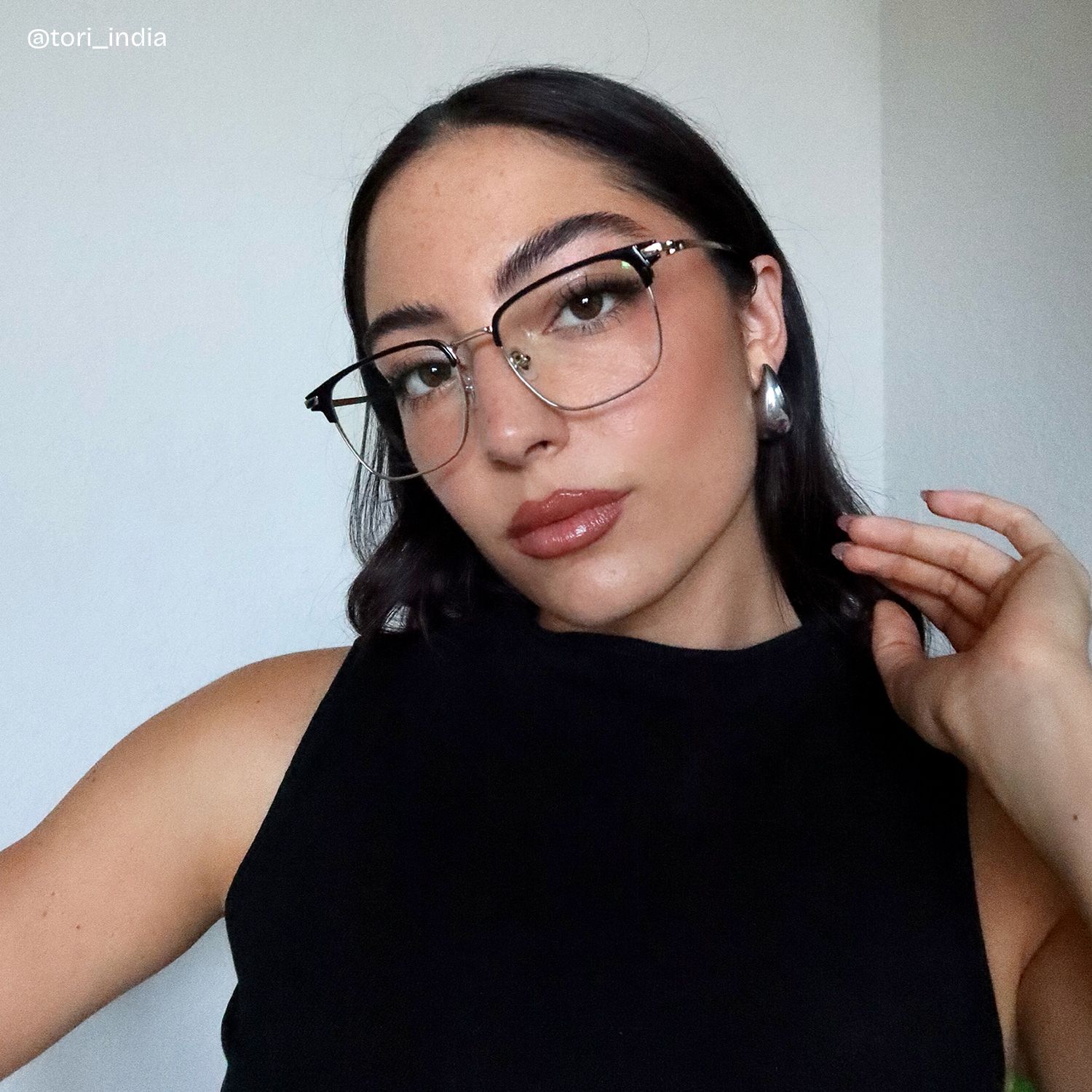 Owen Eyeglasses in Square Black Gold Frame | ZEELOOL Canada6