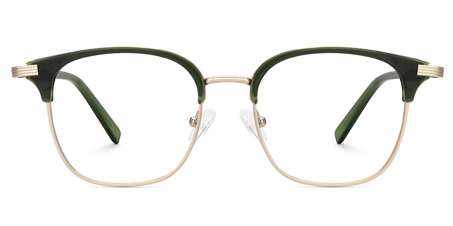 Alves Browline Green Color Frame Glasses for Men | ZEELOOL Canada0