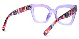 Malcolm Purple Square Glasses3