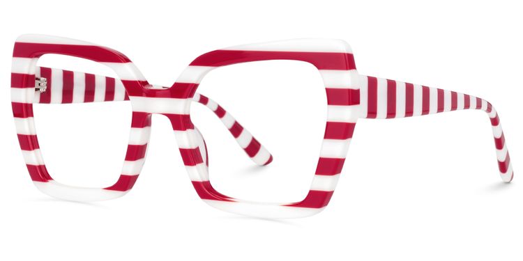 Pavia Red Butterfly Glasses