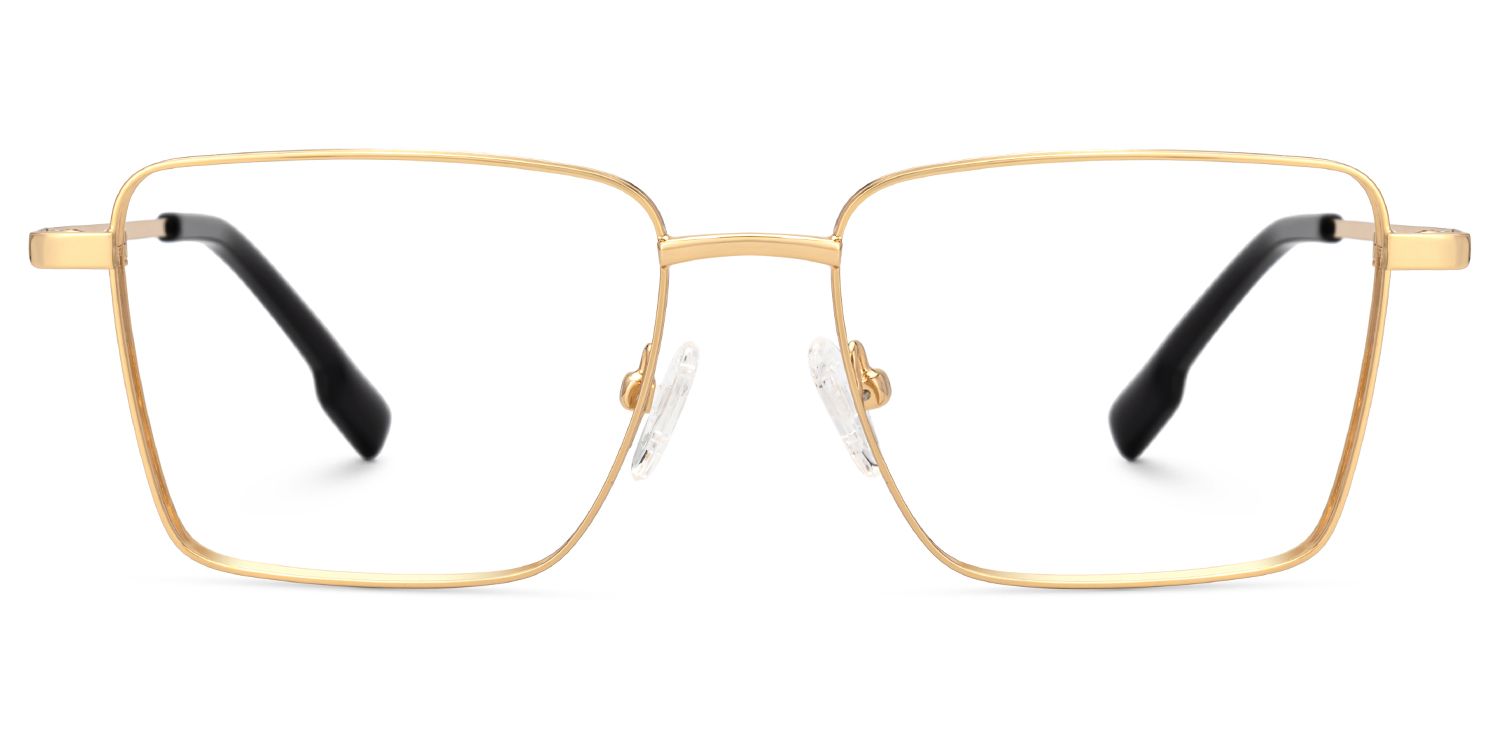 Men's Metal Eyeglasses Frames With Square Shape1