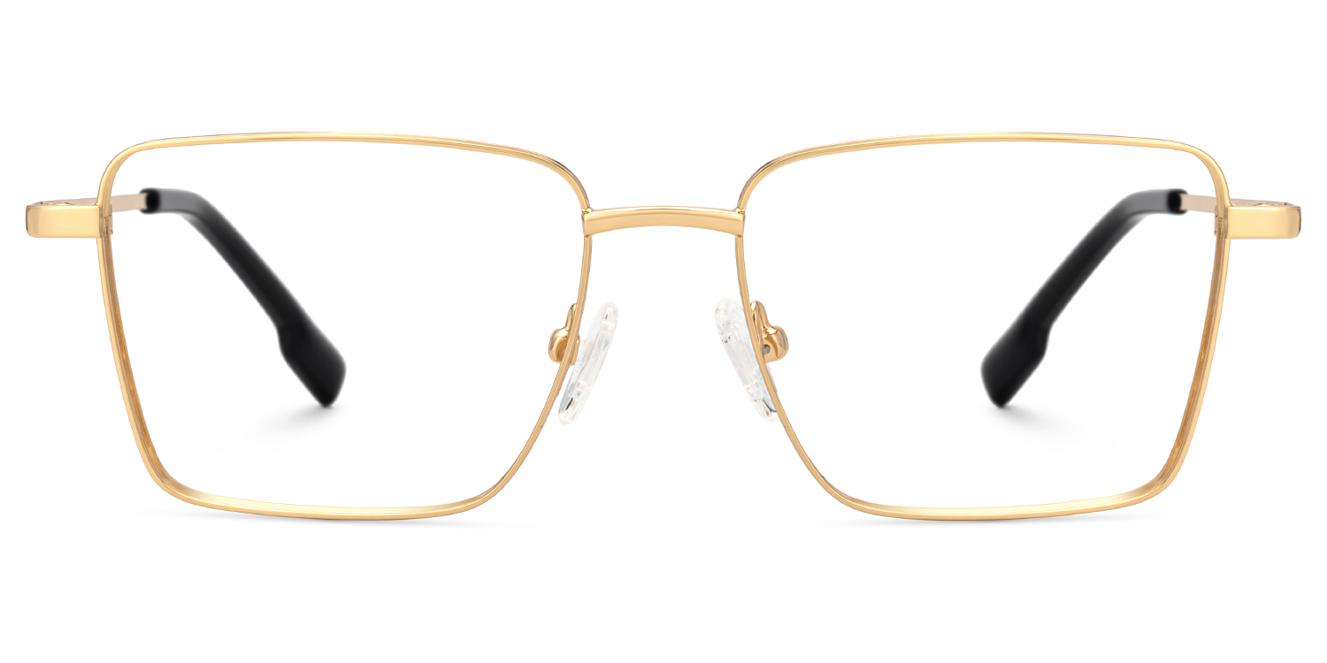 Shareef Square Gold Glasses1