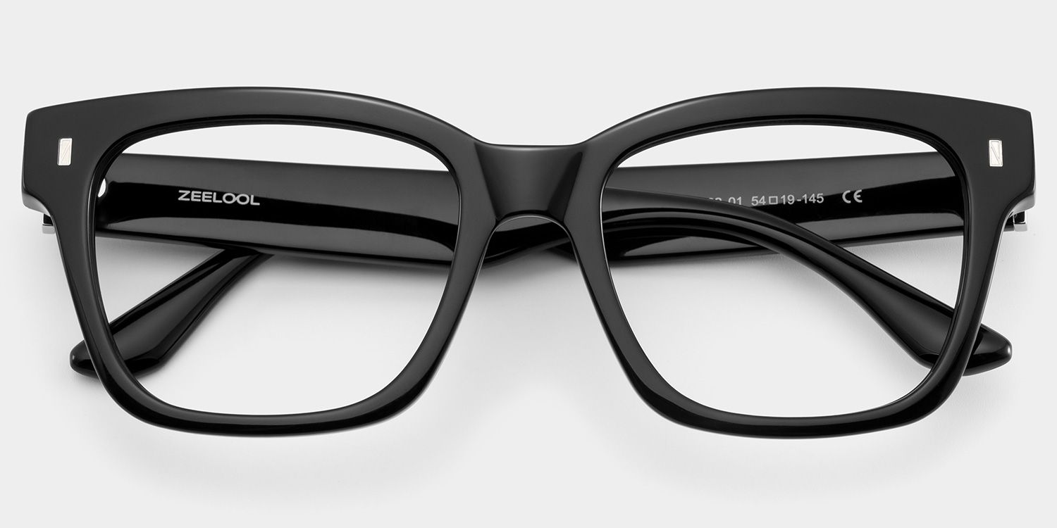 Pride black square glasses for men Online | ZEELOOL2