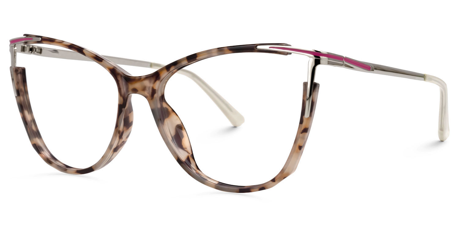 Yomary Cateye Tortoise Eyeglasses and Thin Frames1