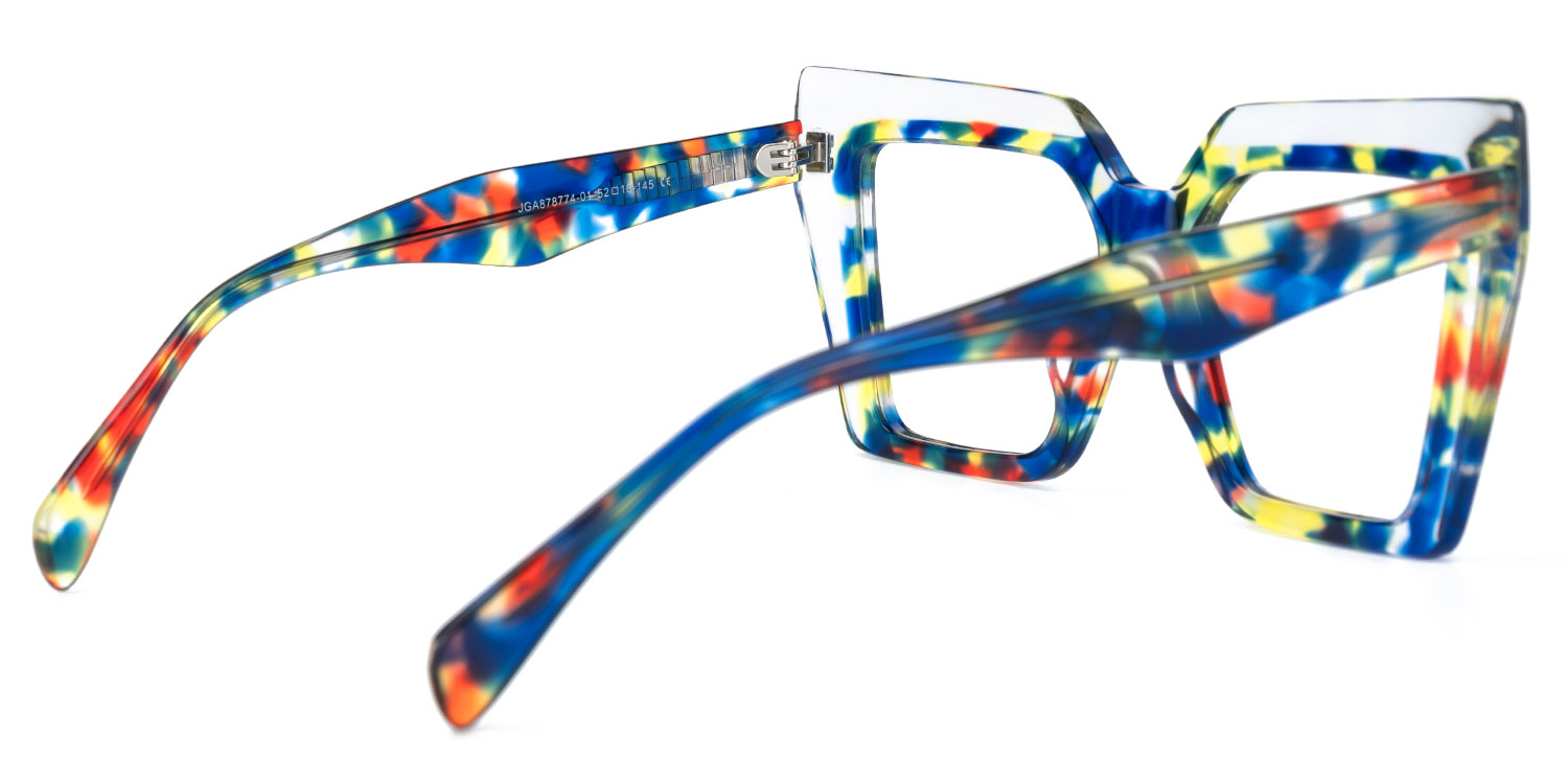 Kaliyana Square Blue-Tortoise Glasses3