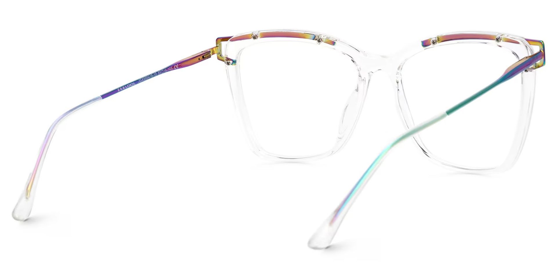 Square Krystle Clear Eyeglasses deals -Zeelool3