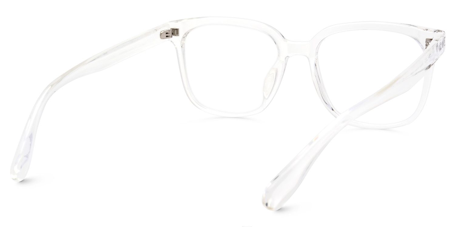 Oglesby Square Blue Light Blocking Glasses Clear Frame | ZEELOOL Canada3