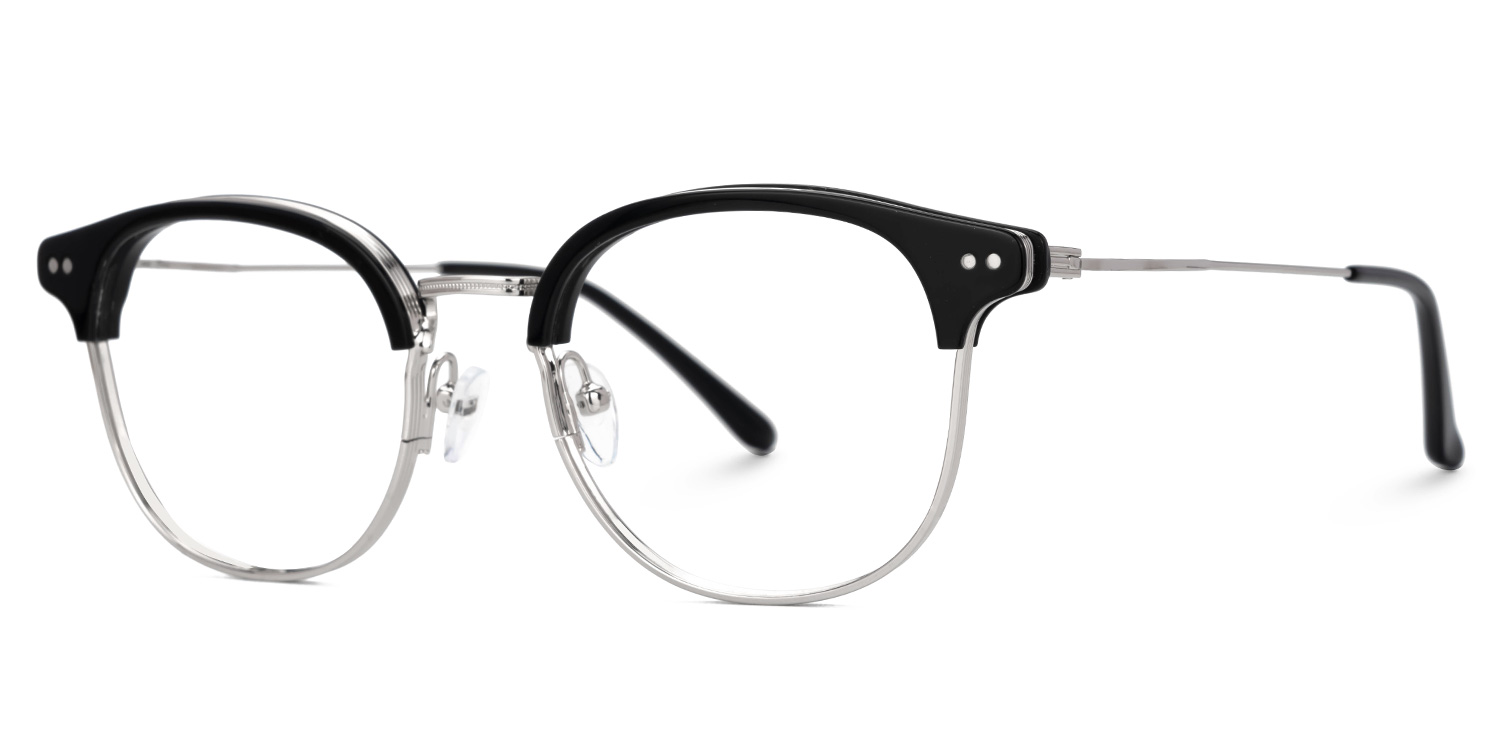 Marcelin Black Thin Frame Glasses for Men | ZEELOOL Canada1