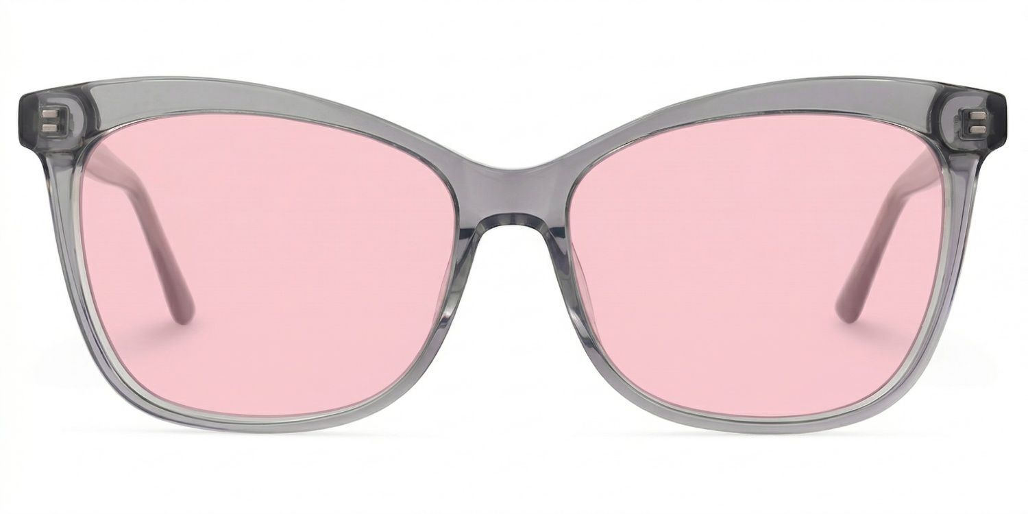 Alfred Butterfly Gray Frame Glasses | Zeelool Optical0