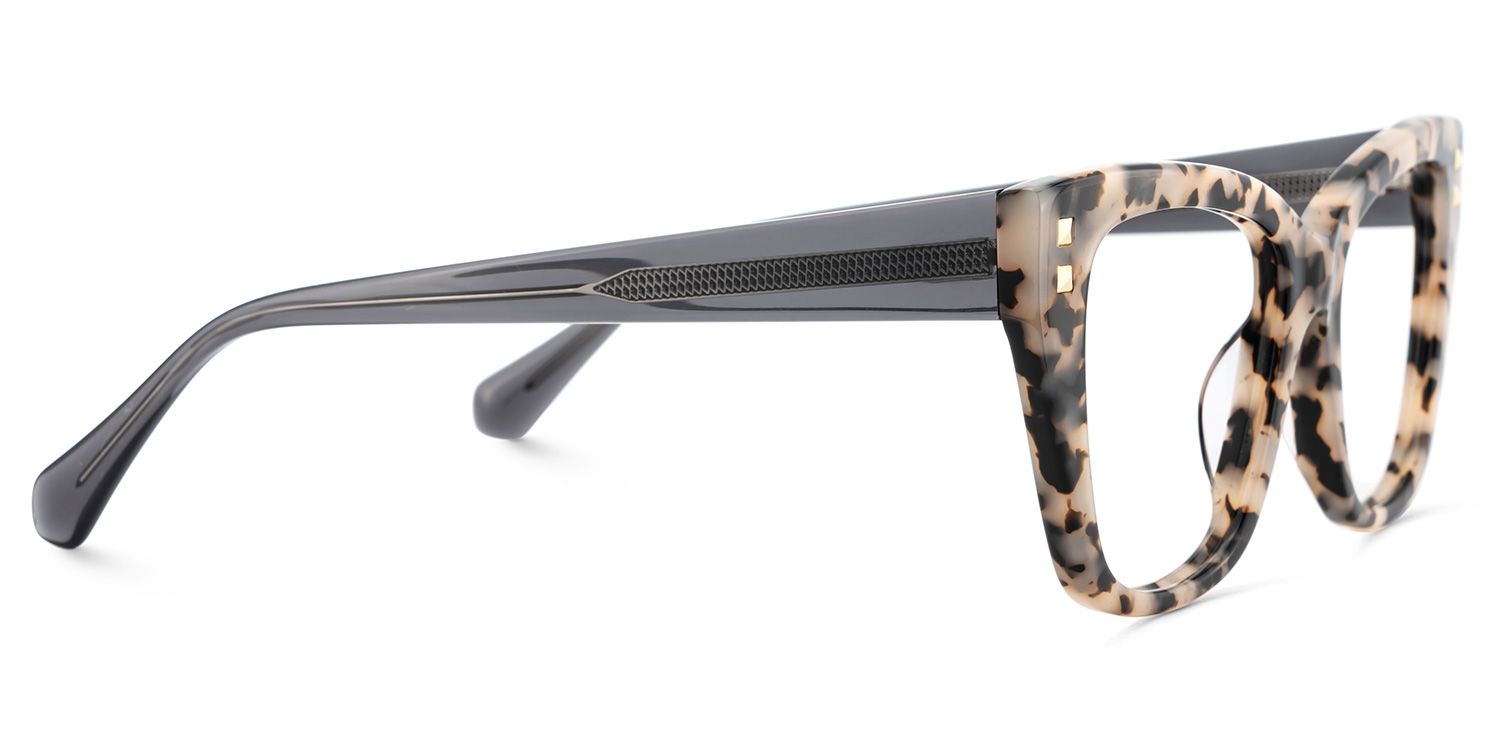 Tessia Tortoise Square Glasses Women's Glasses | ZEELOOL Canada4