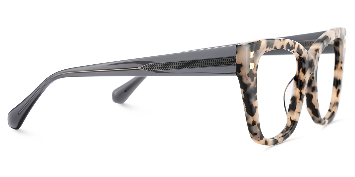 Tessia Tortoise Square Glasses Women's Glasses | ZEELOOL Canada4