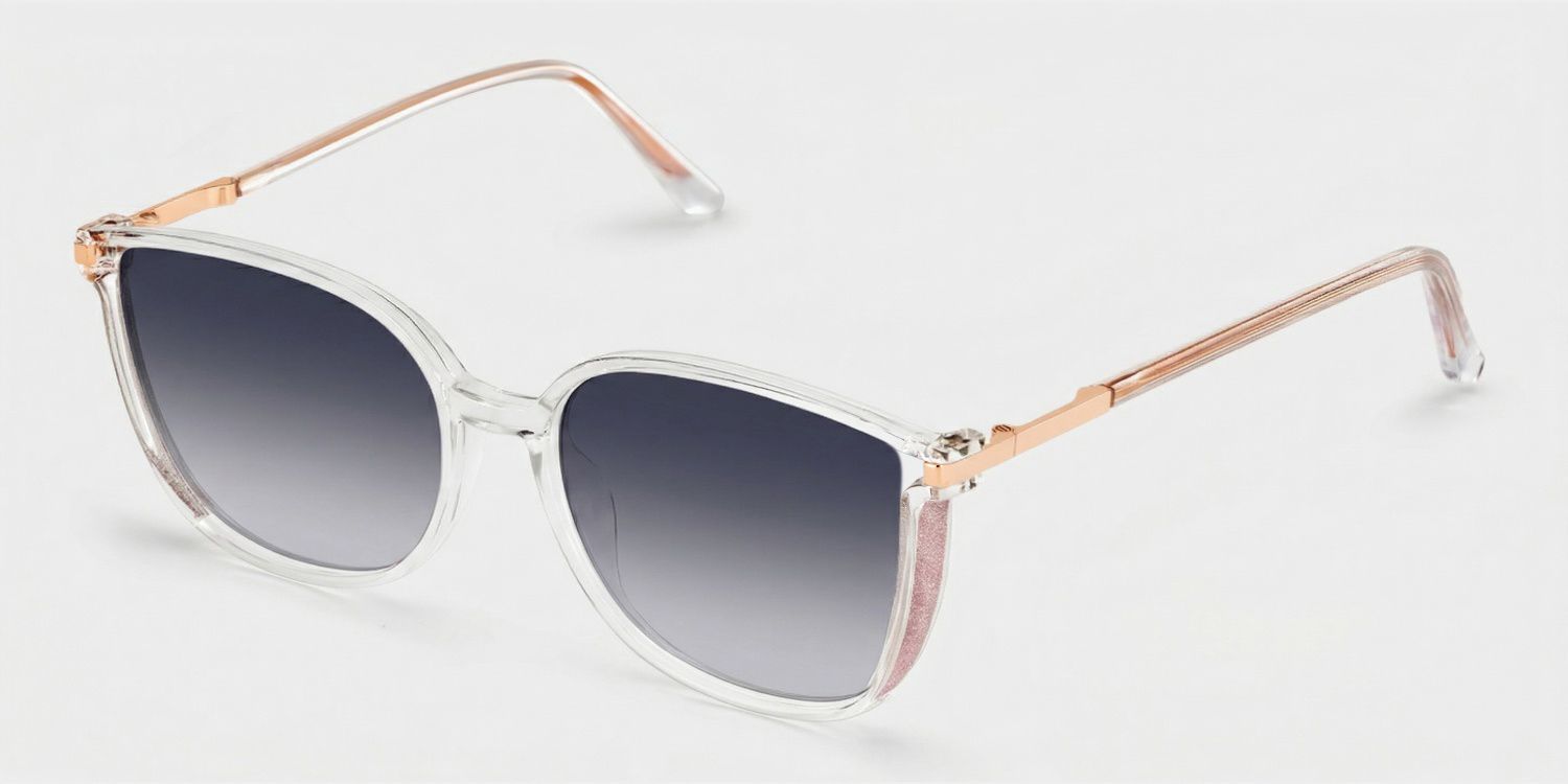 Rodz Square Clear Frame Glasses | Zeelool Optical2
