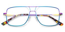 Bowdry Aviator Iridescent Glasses2