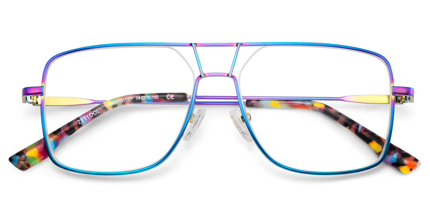 Bowdry Aviator Iridescent Glasses2