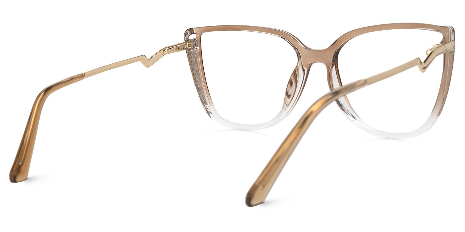 Spring hinges Celisa Eyeglasses, Celisa Two-Tone Glasses -Zeelool3