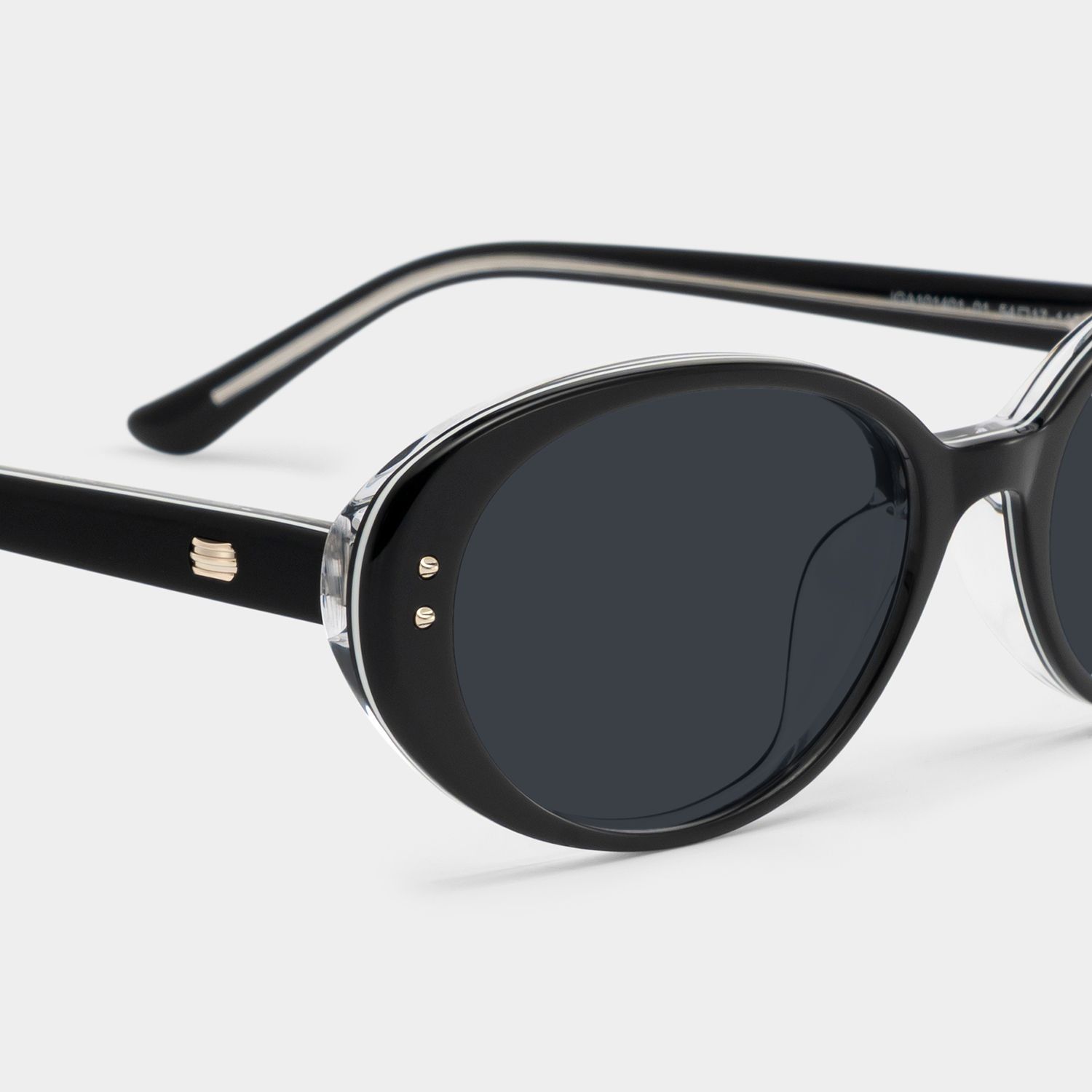 Lennon Oval Black Full Rim Sunglasses | ZEELOOL CA4