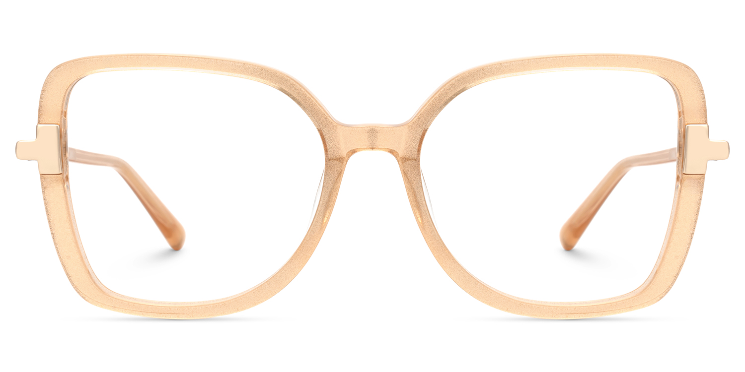 Oversized Square Eyeglasses - Women's Glasses0