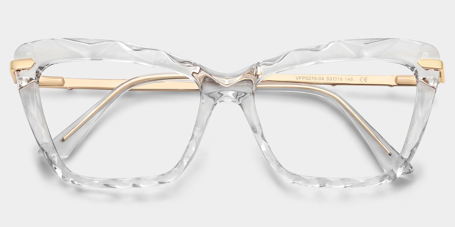 Juliet Clear Cateye Frame Glasses | ZEELOOL Canada1