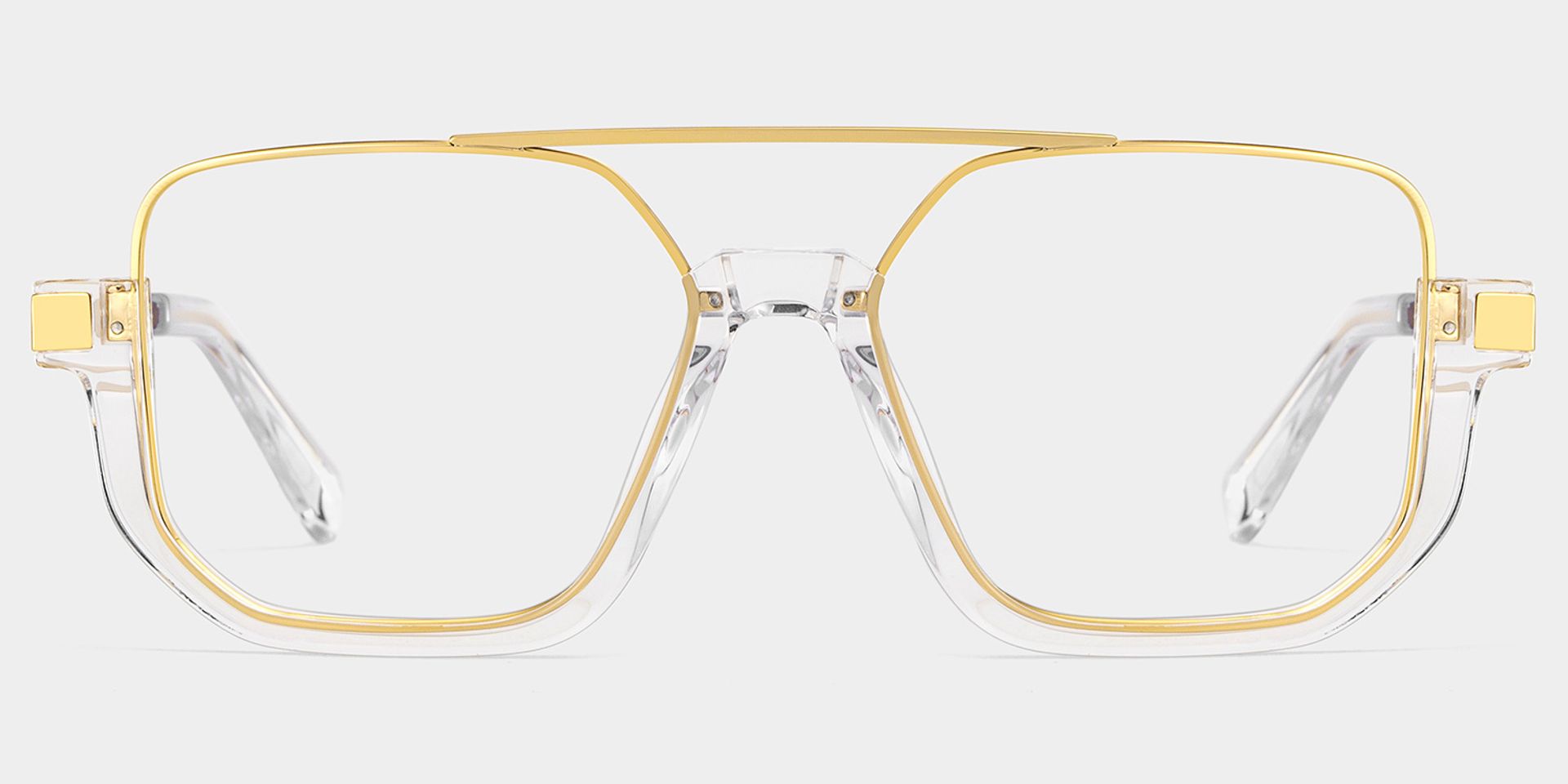 Oromiya Aviator Clear Frame Eyeglasses for Woman| ZEELOOL3