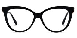 Sherrie Cateye Black Glasses2