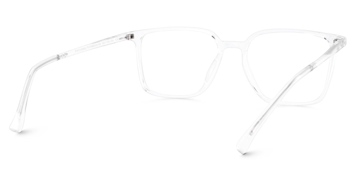 Raytina Square Clear Glasses | ZEELOOL Canada4