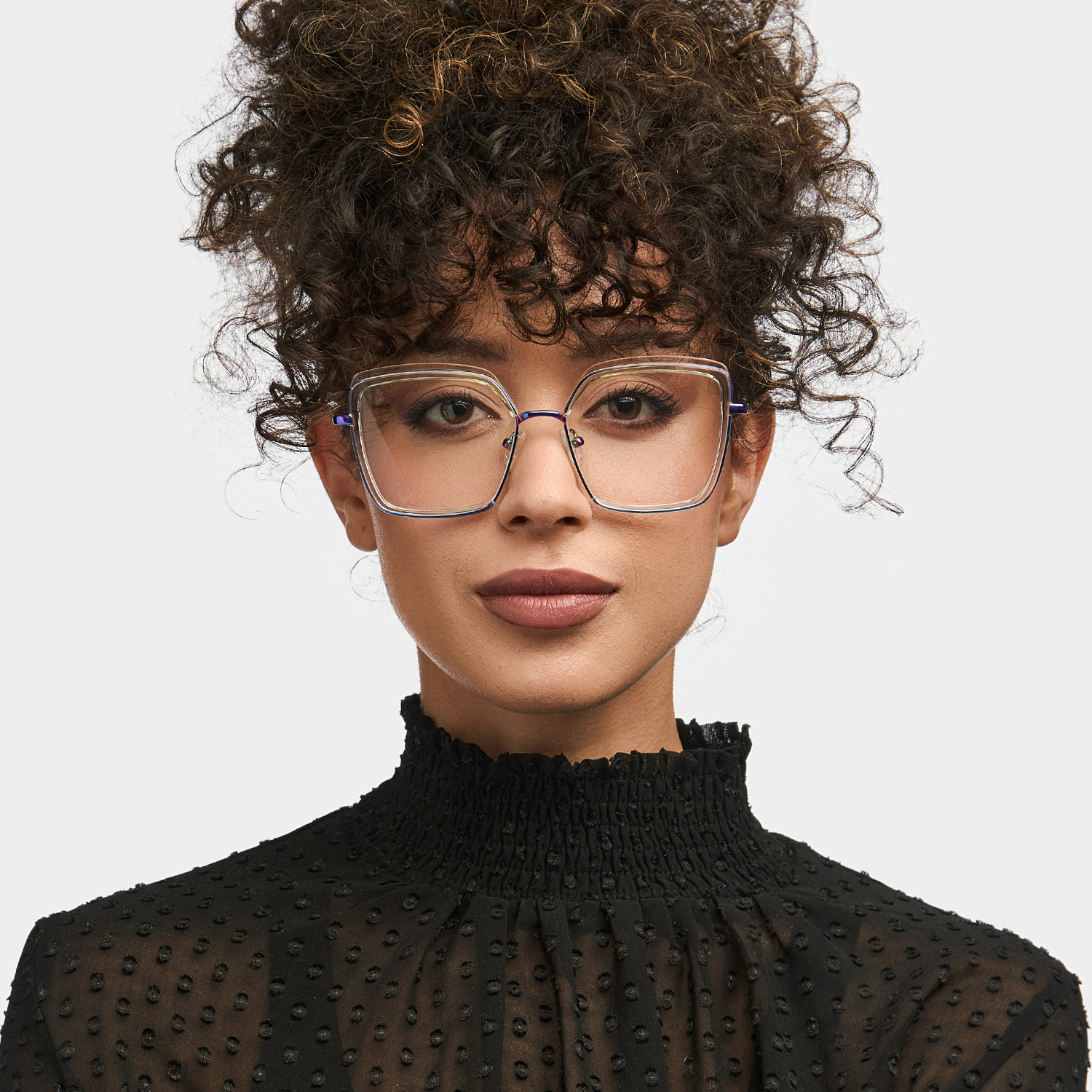 ZEELOOL Cordaro Square Crystal Glasses