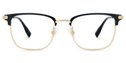 Barrett Gold Browline Glasses1