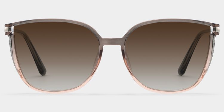 Rodz Square Gray-Pink Glasses